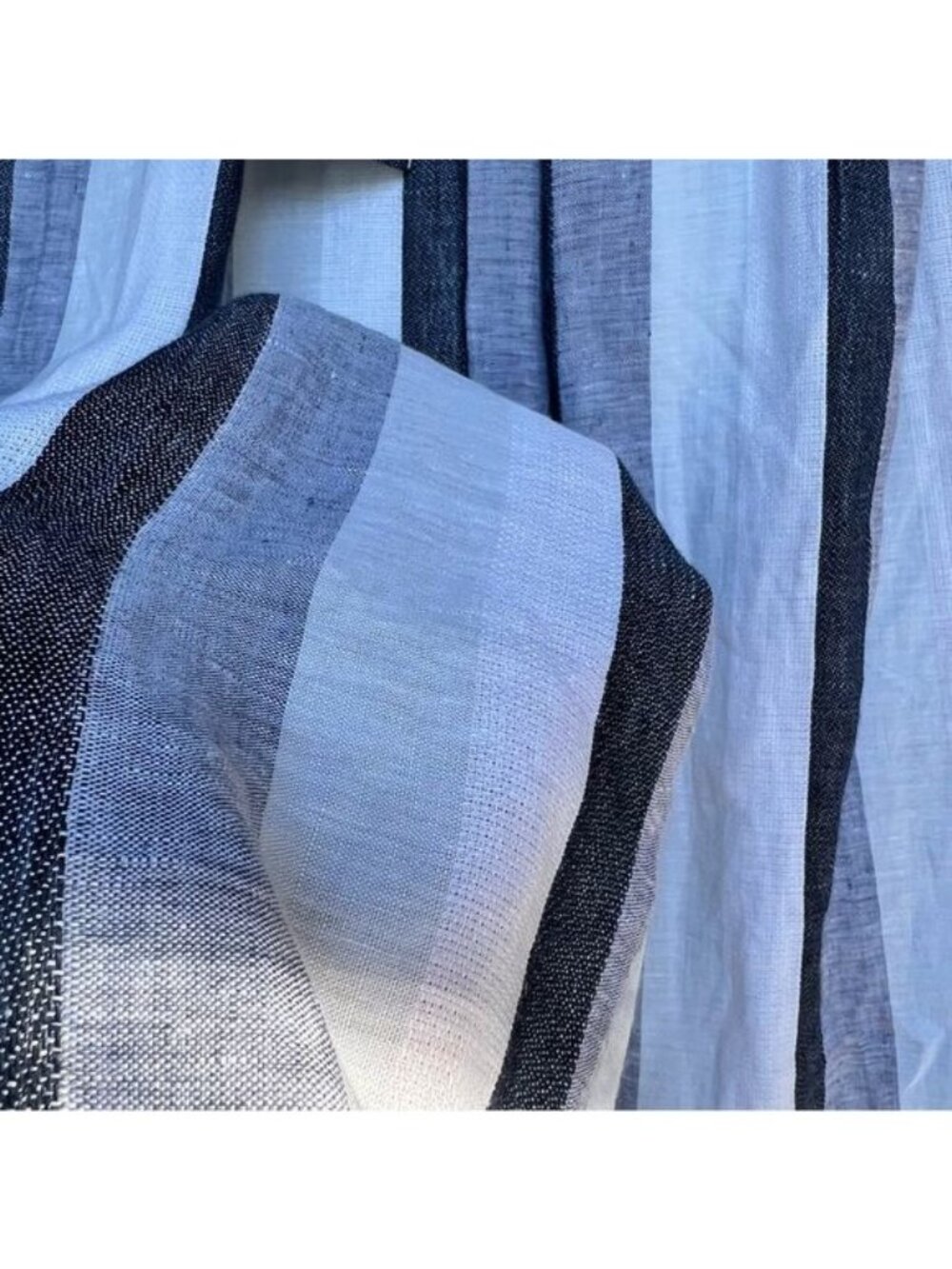 J.Crew Point Sur Paper Bag Linen Striped Wide Leg Pants L2547 Sz 00 NWOT - Picture 13 of 13